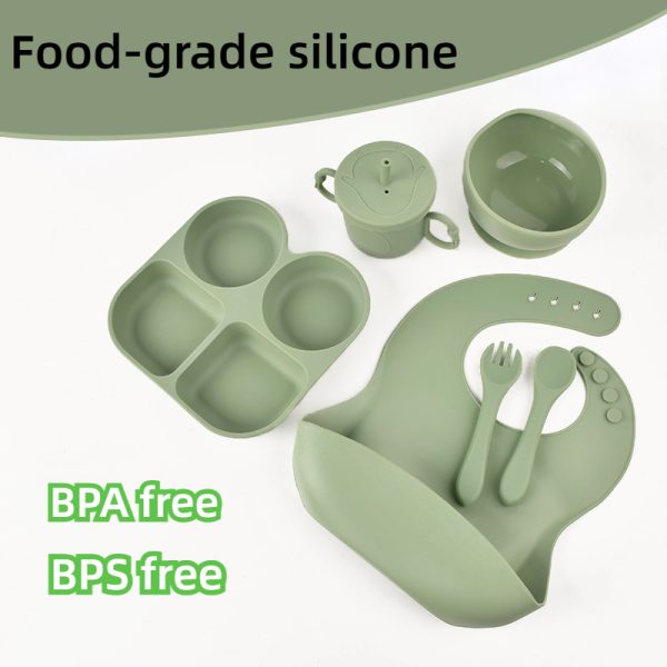 Suction 6 months+ baby feeding tableware sets