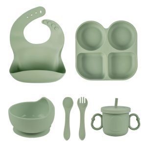 Suction 6 months+ baby feeding tableware sets