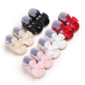 PU surface soft sole baby girls shoes